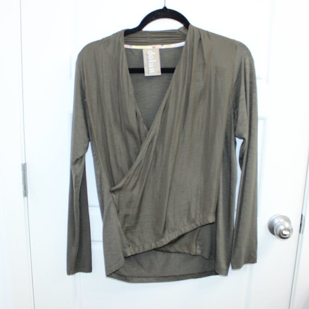 Anthropologie Dolan‎ Crossroad Faux Wrap Top Sz XS